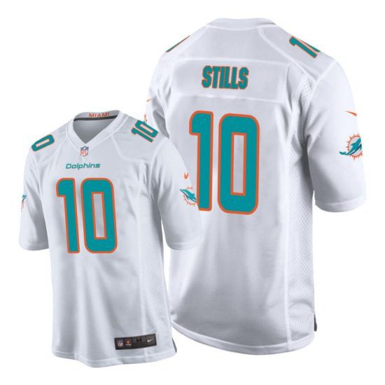 Men Miami Dolphins #10 Kenny Stills Nike White Game NFL Jersey